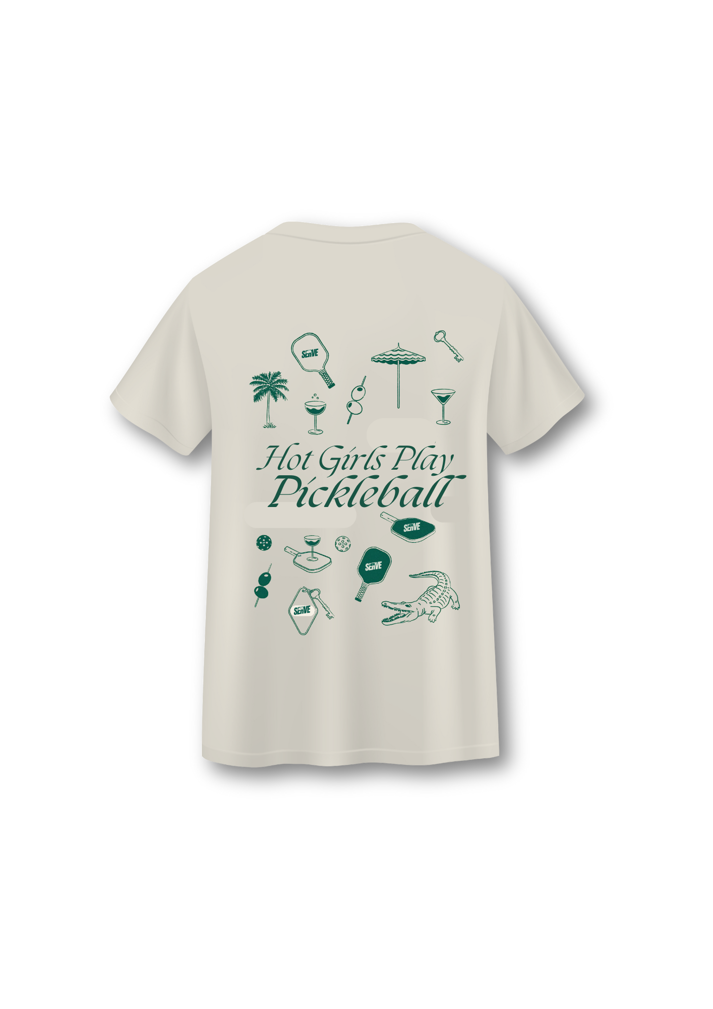 Hot Girls Play Pickleball Graphic Tee